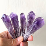 Amethyst Elestial Root Wand