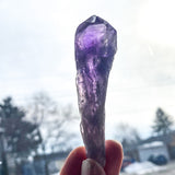 Amethyst Elestial Root Wand