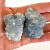 Raw Celestite Cluster Angelic Communication Healing Crystal