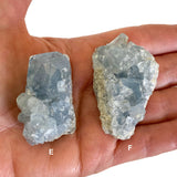 Raw Celestite Cluster Angelic Communication Healing Crystal