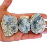 Raw Celestite Cluster Angelic Communication Healing Crystal