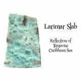 Rare High Quality Larimar Rough Slab