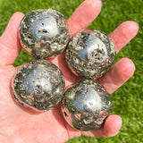 40mm Sparkly Pyrite Sphere