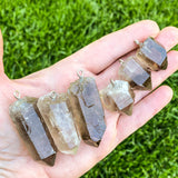 Large Raw Smokey Quartz Point Pendant