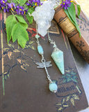 Amazonite Dragonfly Dowsing Pendulum