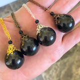 Shungite Sphere 'The Stone Of Life' Necklace