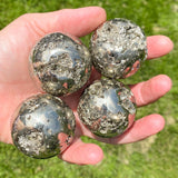 40mm Sparkly Pyrite Sphere