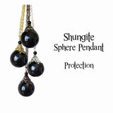 Shungite Sphere 'The Stone Of Life' Necklace