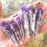 Amethyst Elestial Root Wand