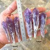 Amethyst Elestial Root Wand