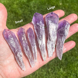 Amethyst Elestial Root Wand