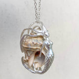 Large Silver Mermaid Pendant