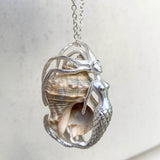 Large Silver Mermaid Pendant