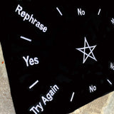 Velvet Pendulum Mat, Pentacle Velvet Cloth Mat for Pendulum, Dowsing, Scrying, Divination, and Spirit Communication