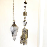 Tourmalinated Quartz Pendulum, Grounding and Protection