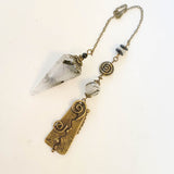 Tourmalinated Quartz Pendulum, Grounding and Protection