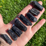 Natural Raw Black Tourmaline Protection Necklace