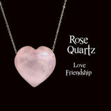 Rose Quartz Love Friendship Pendant