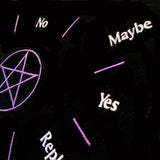 Velvet Pendulum Mat, Pentacle Velvet Cloth Mat for Pendulum, Dowsing, Scrying, Divination, and Spirit Communication