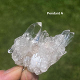 Clear Quartz Cluster Pendant