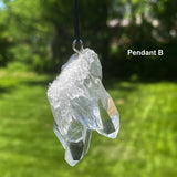 Clear Quartz Cluster Pendant