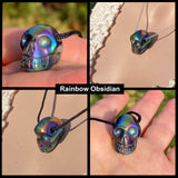 Gemstone Skull Pendant