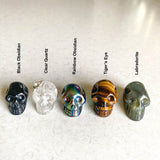 Gemstone Skull Pendant