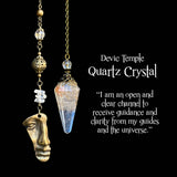 Clear Quartz Pendulum Spirit Guardian Pendulum