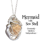 Large Silver Mermaid Pendant